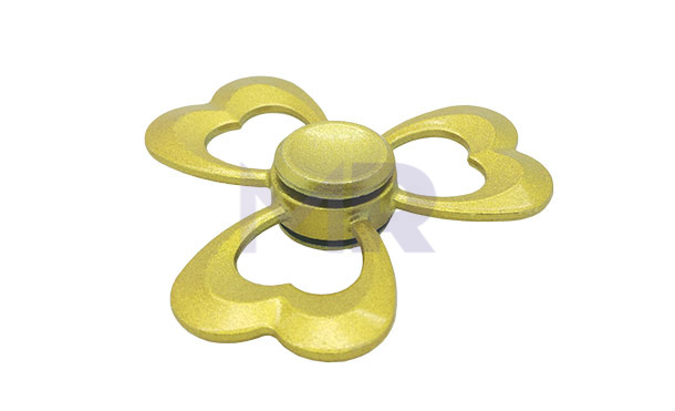 złoty metalowy spinner
