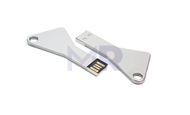 Metalowa pamięć USB kształt inspirowany kubizmem